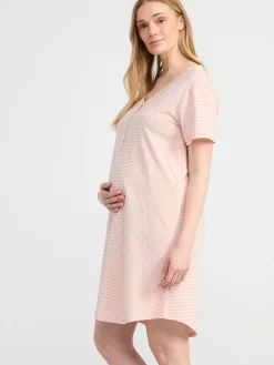 Nattplagg>Lindex Mom Nattlinne Dusty Pink