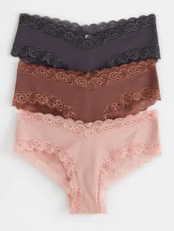 Mammaunderkläder>Lindex Mom 3-Pack Brazilian Trosor Low Waist Combi 1