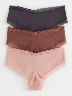 Mammaunderkläder>Lindex Mom 3-Pack Brazilian Trosor Low Waist Combi 1