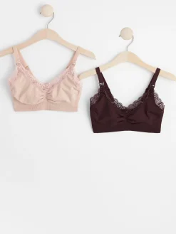 Bh>Lindex Mom 2-Pack Seamless Amnings Bh Combi 2