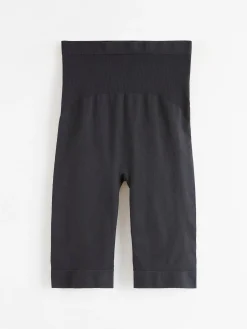 Träningskläder>Lindex Mom Seamless Cykelbyxa Black
