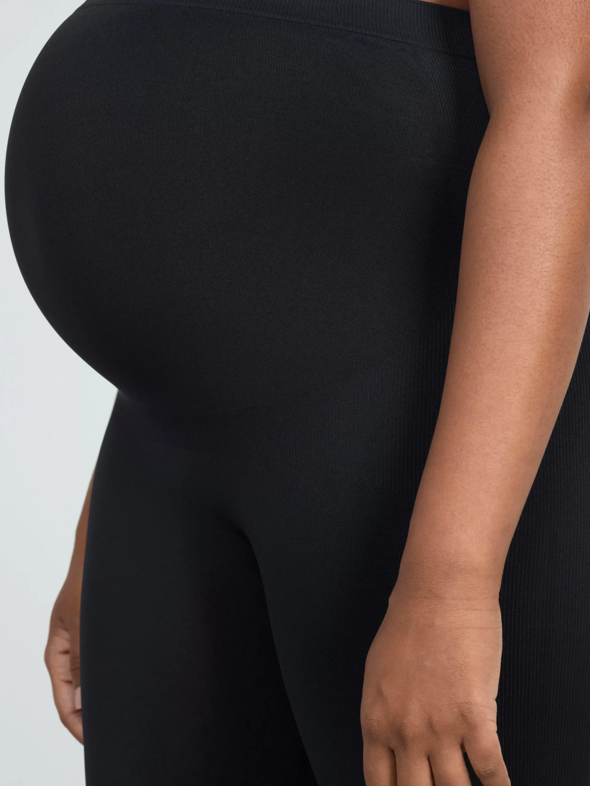 Träningskläder>Lindex Mom Seamless Traningstights Black