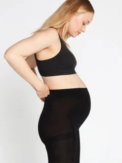 Mammaunderkläder>Lindex Mom Semi Shine Strumpbyxor 120 Denier Black