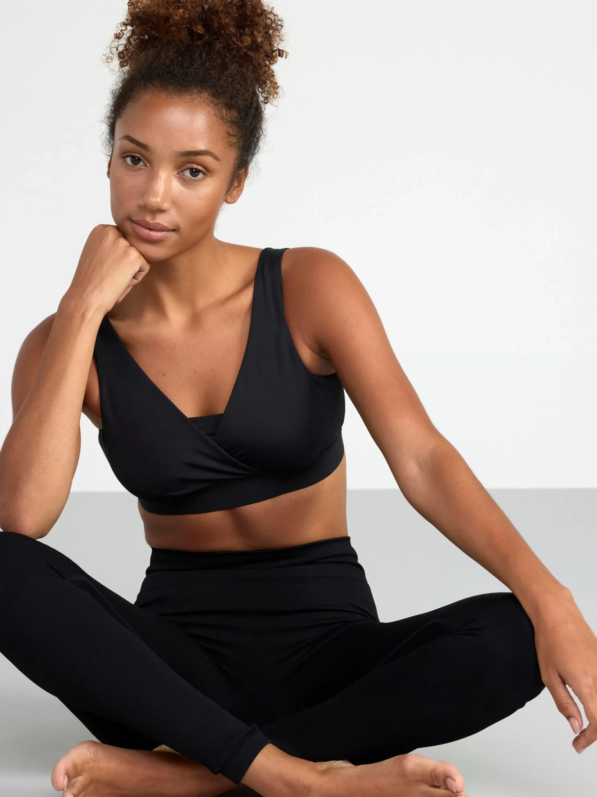 Träningskläder>Lindex Mom Sport Bh For Amning Black