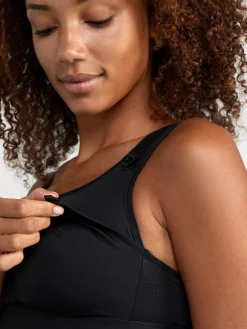 Träningskläder>Lindex Mom Sport-Bh For Amning Black