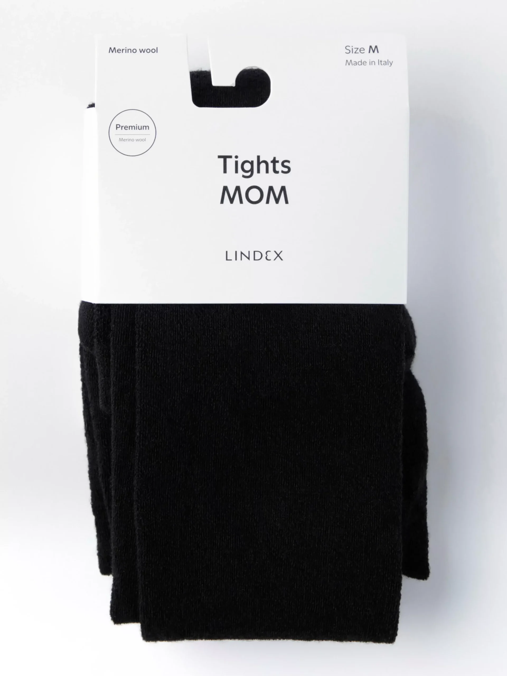 Strumpbyxor & Leggings>Lindex Mom Strumpbyxa I Merinoullblandning Black