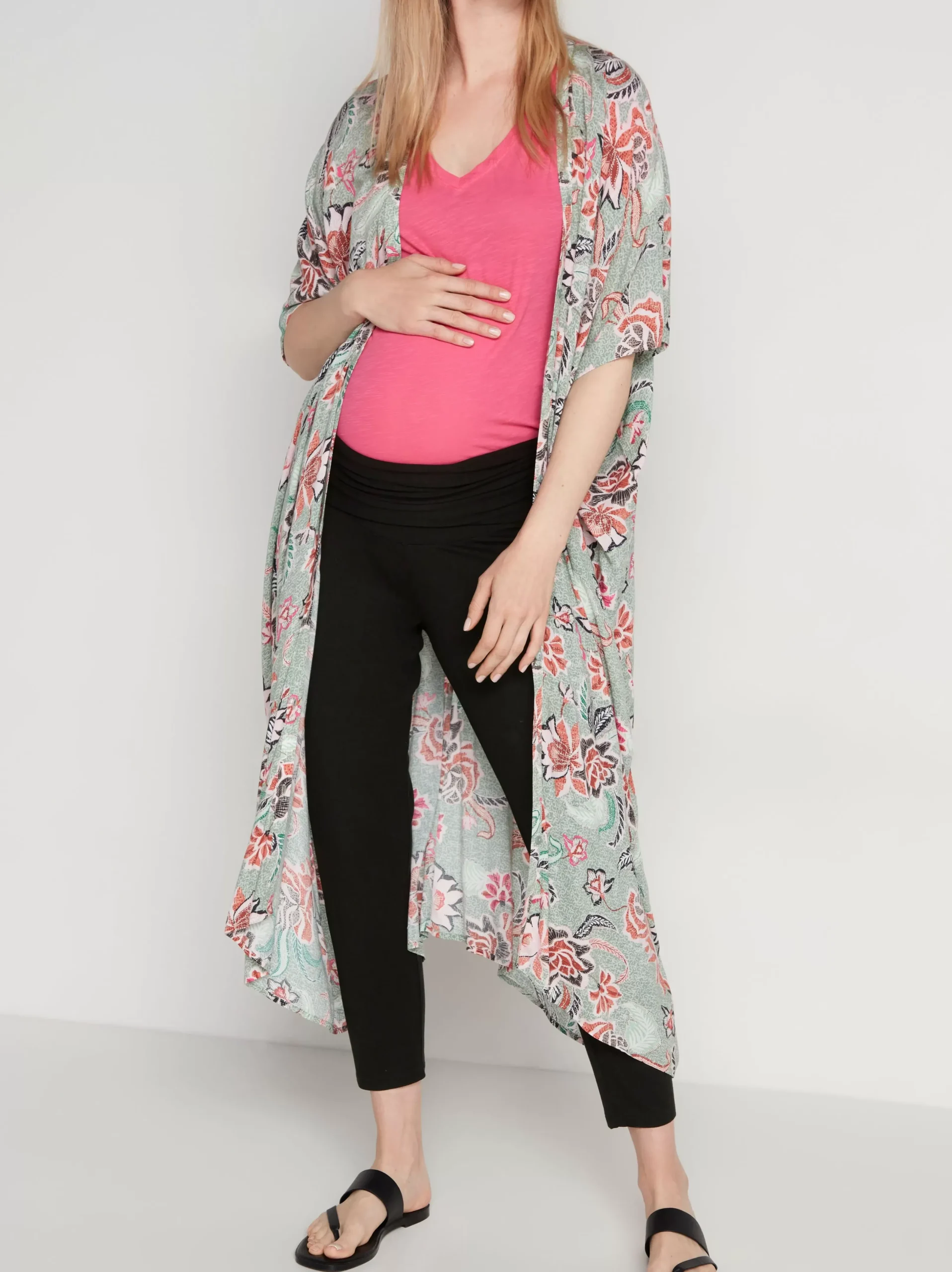 Byxor>Lindex Mom Svarta Trikabyxor Black
