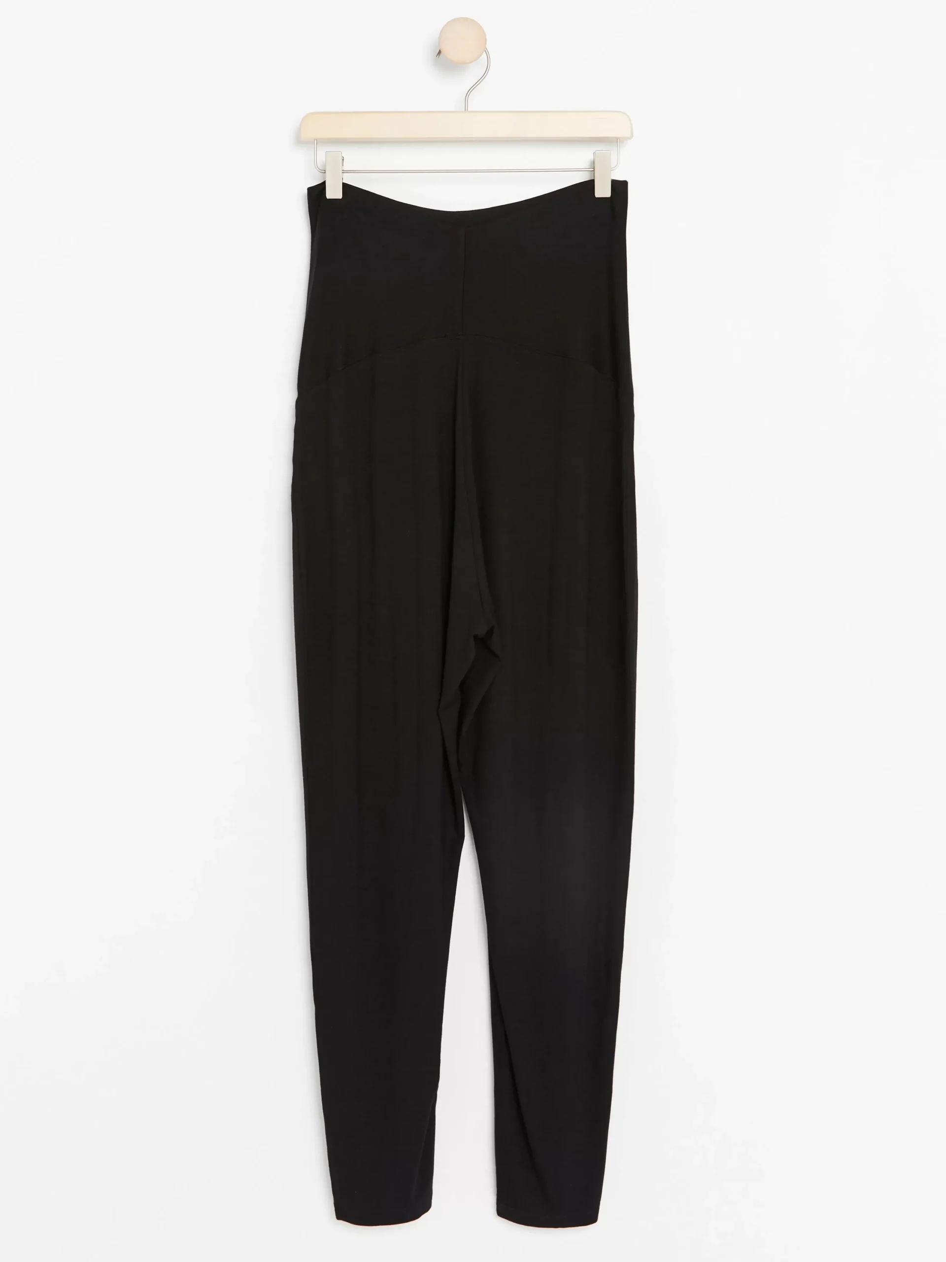 Byxor>Lindex Mom Svarta Trikabyxor Black