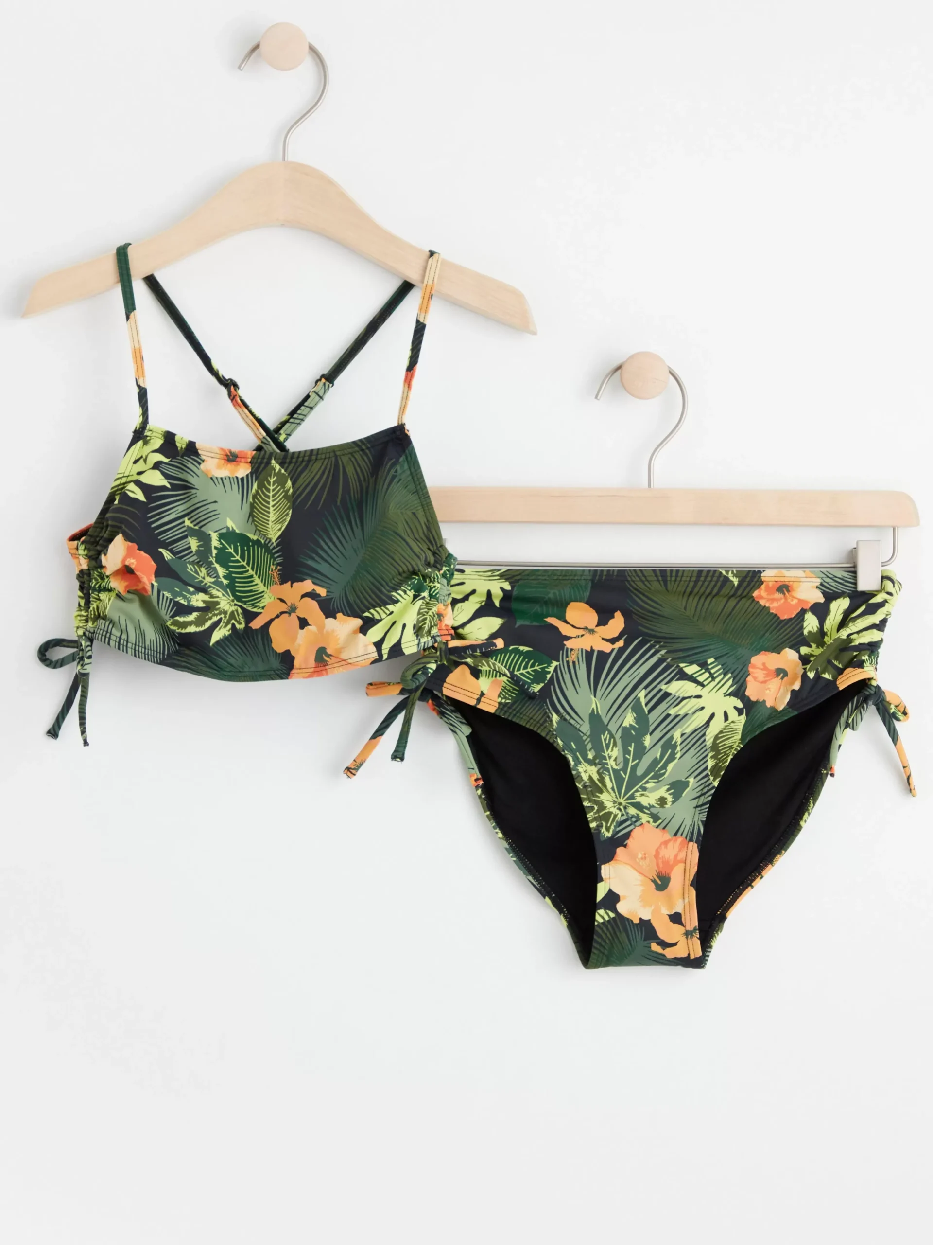 Badkläder & Uv>Lindex Monstrad Bikini Med Dragsko Black