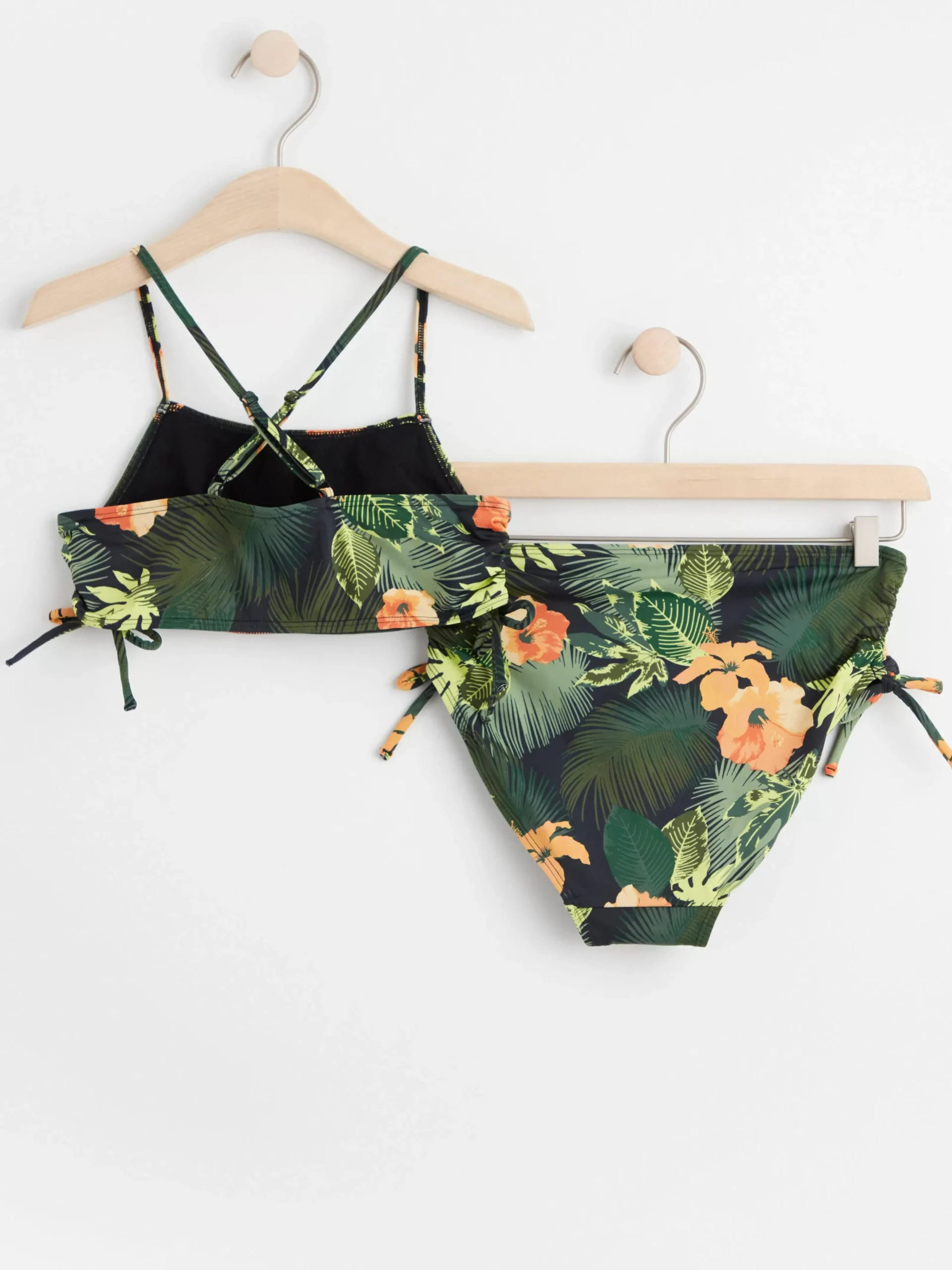 Badkläder & Uv>Lindex Monstrad Bikini Med Dragsko Black