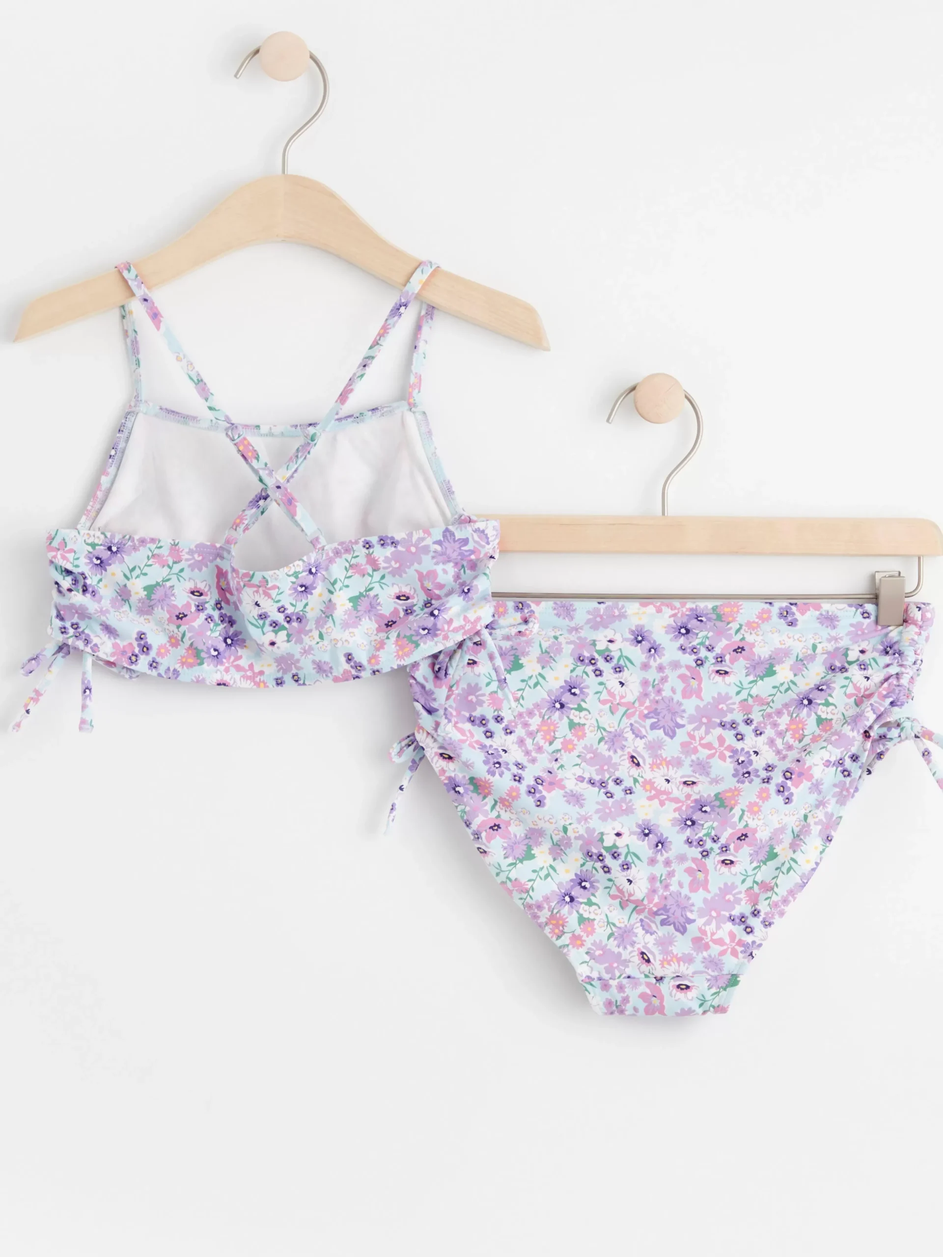Badkläder & Uv>Lindex Monstrad Bikini Med Dragsko Light Blue