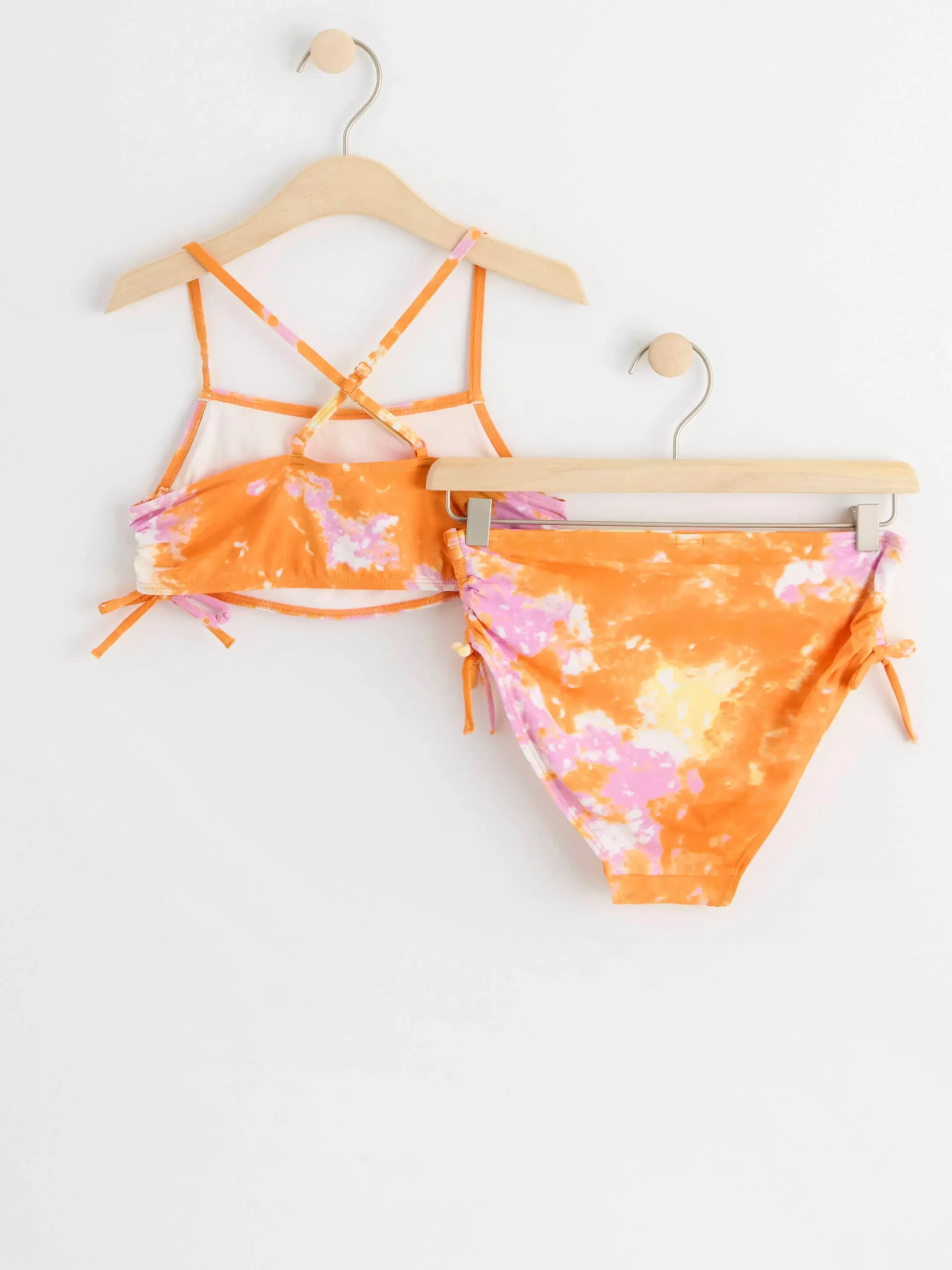 Badkläder & Uv>Lindex Monstrad Bikini Med Dragsko Light Dusty Orange