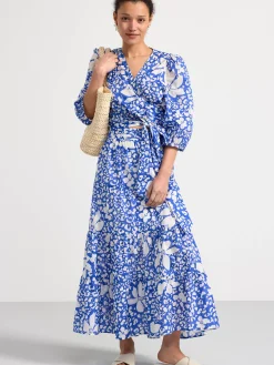 Kjolar>Lindex Monstrad Bomullskjol Blue