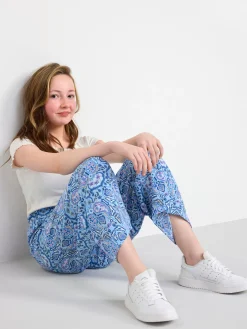 Byxor & Leggings>Lindex Monstrad Byxa Light Blue
