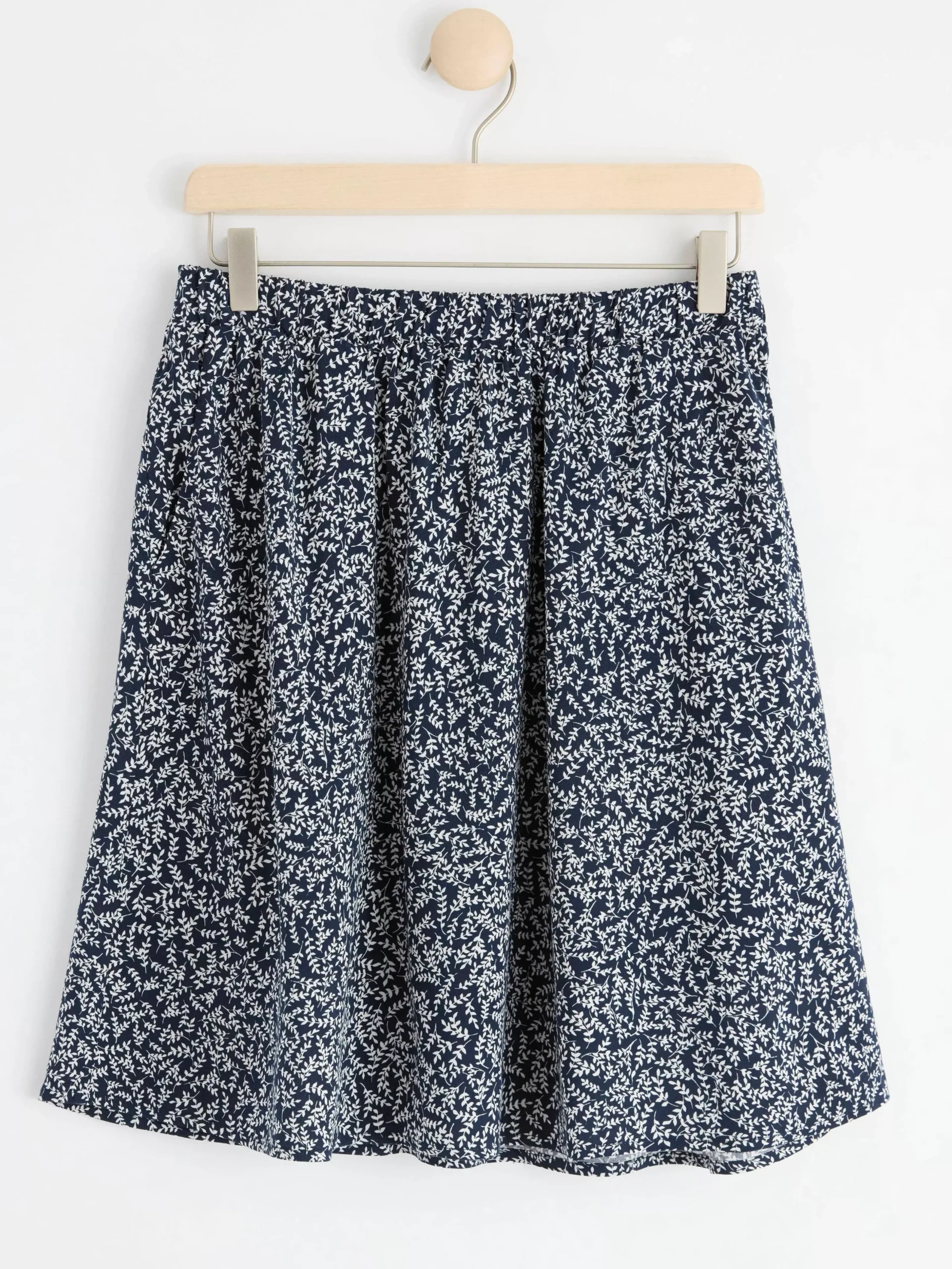 Kjolar>Lindex Monstrad Minikjol Navy