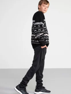 Tröjor & Cardigans>Lindex Monstrad Stickad Troja Black
