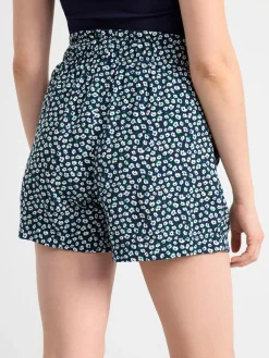 Shorts & Cykelbyxor>Lindex Monstrade Shorts I Viskos Navy