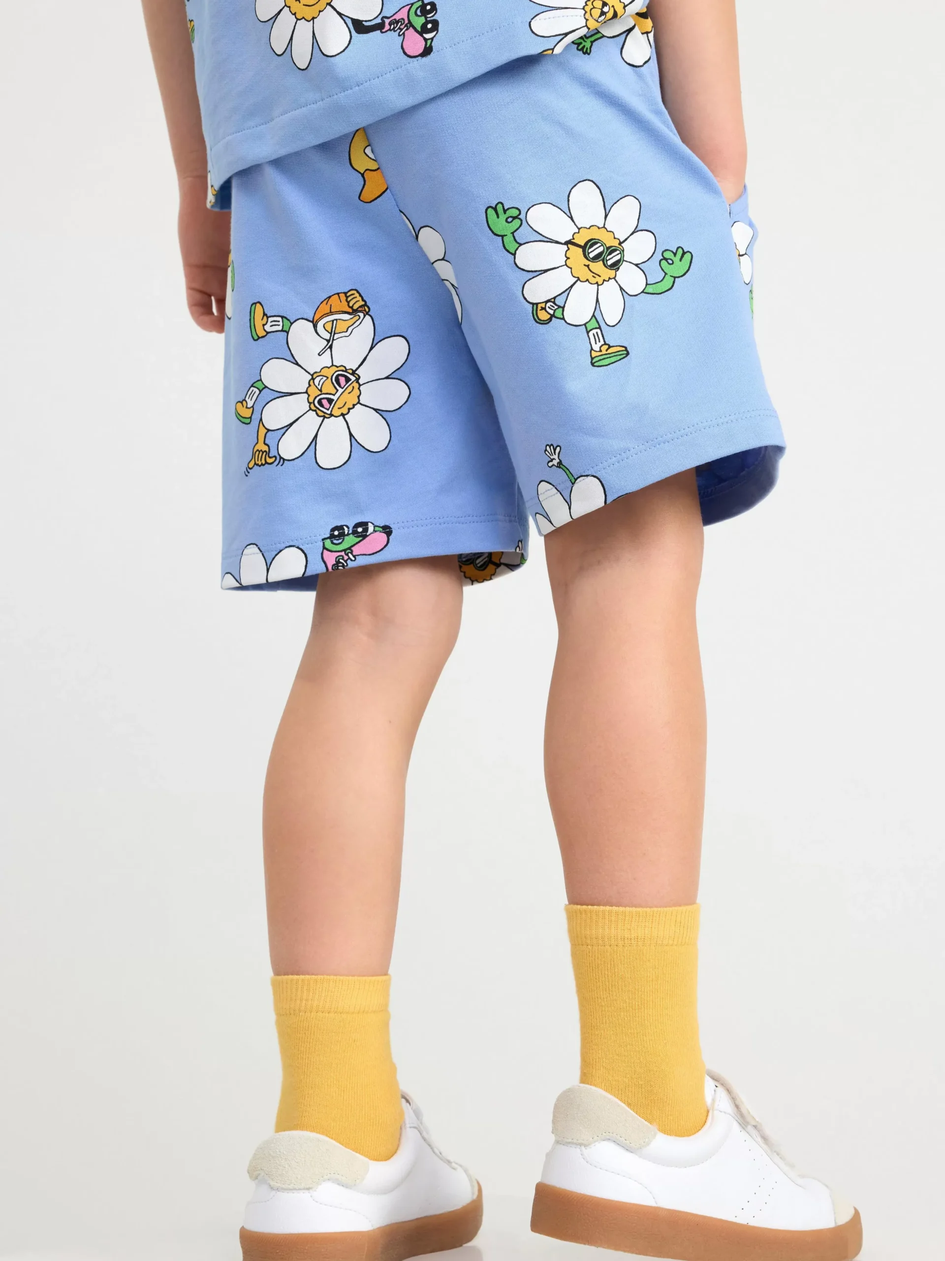 Byxor & Leggings>Lindex Monstrade Trikashorts Lt Dusty Blue
