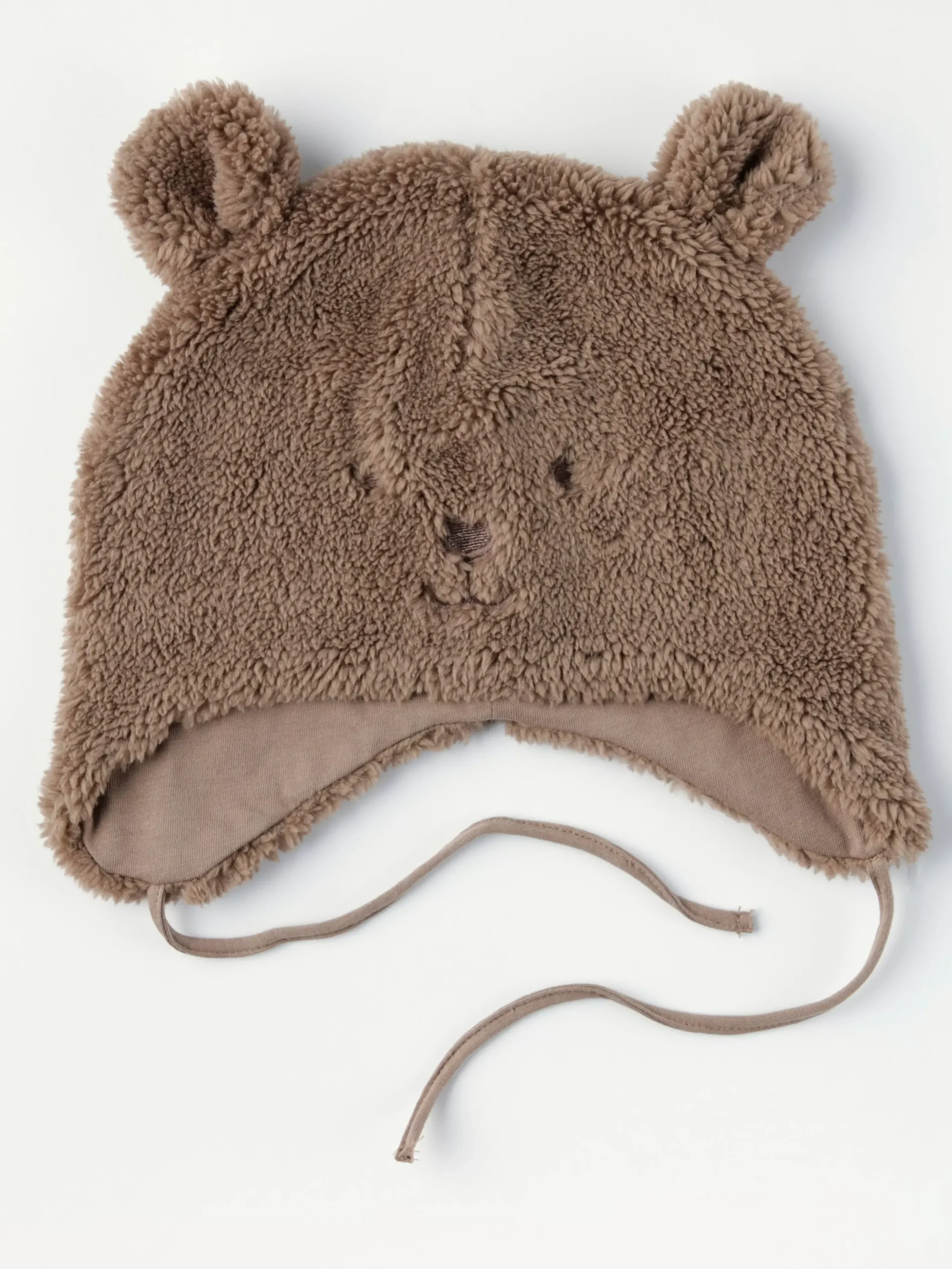 Accessoarer>Lindex Mossa I Pile Med Oron Och Broderi Dark Khaki
