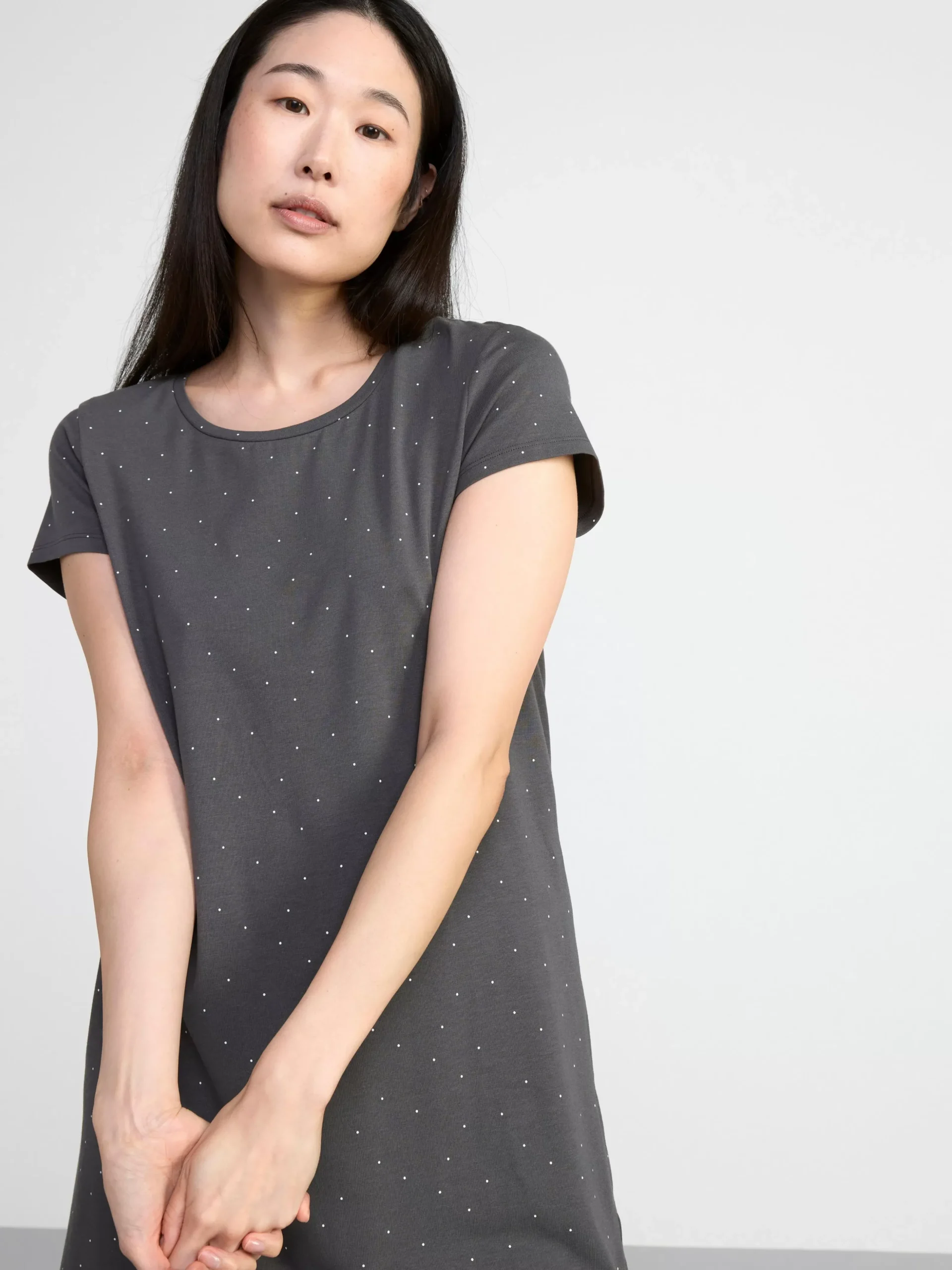 Nattplagg>Lindex Nattlinne Dark Grey