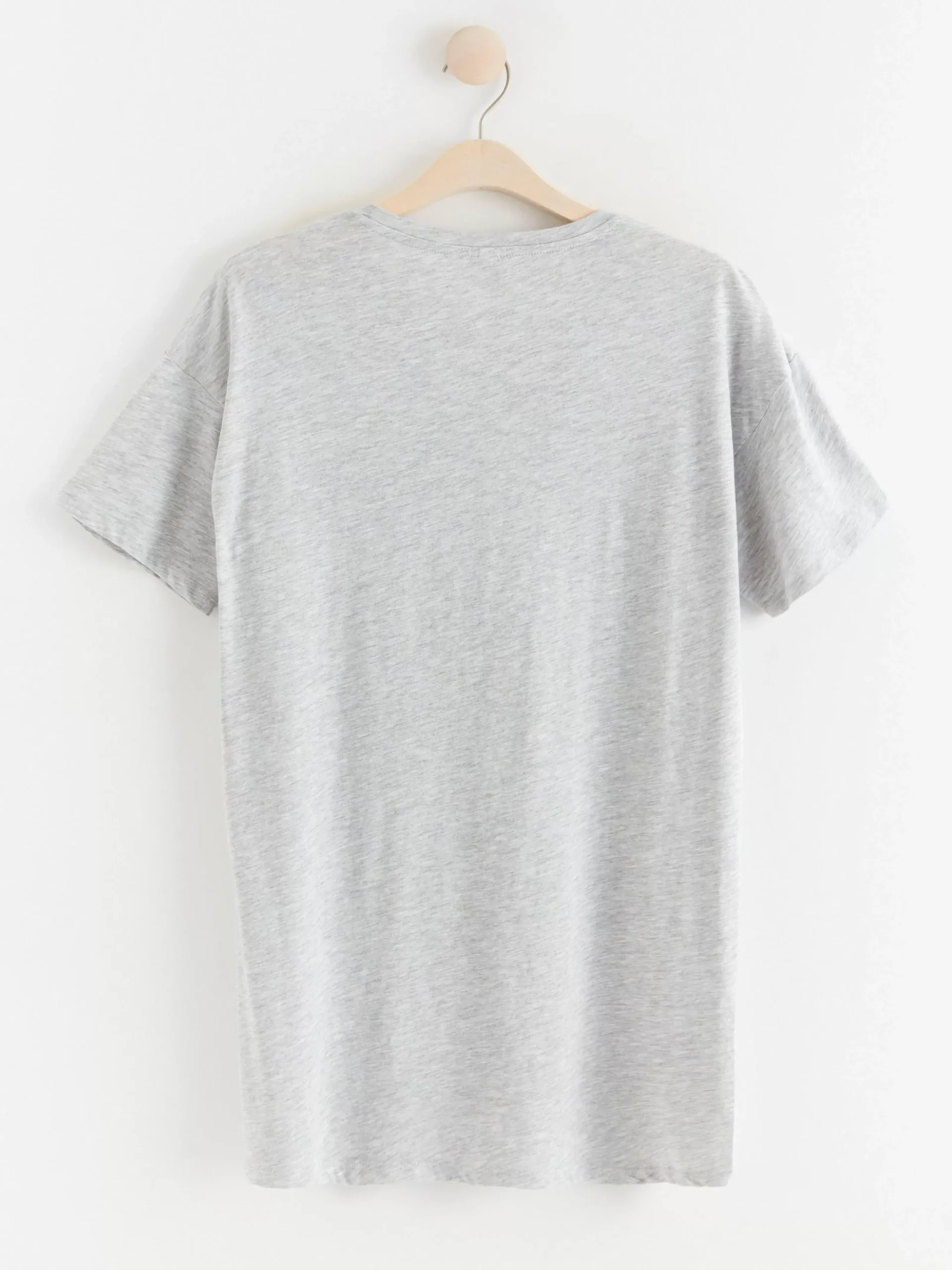 Nattplagg>Lindex Nattlinne I T-Shirt-Modell Light Grey Melange