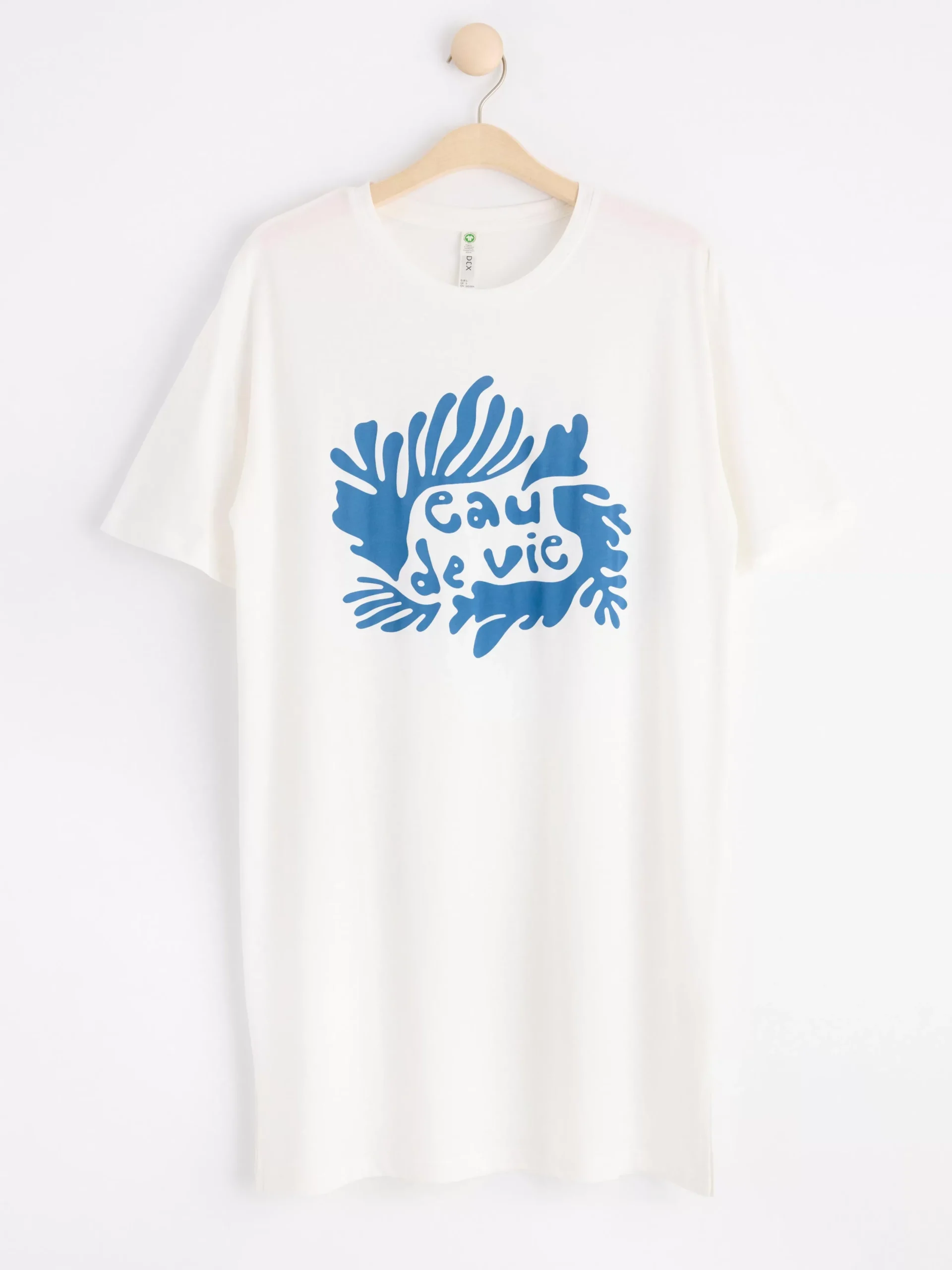 Nattplagg>Lindex Nattlinne I T-Shirt-Modell Off White
