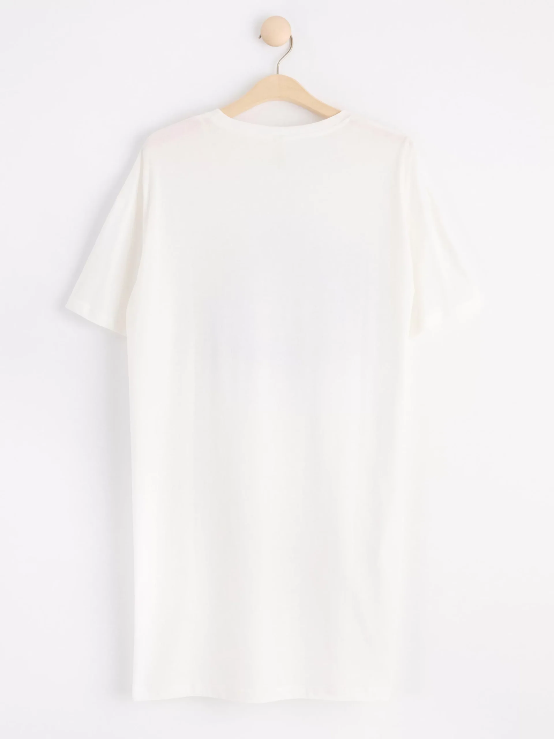 Nattplagg>Lindex Nattlinne I T-Shirt-Modell Off White