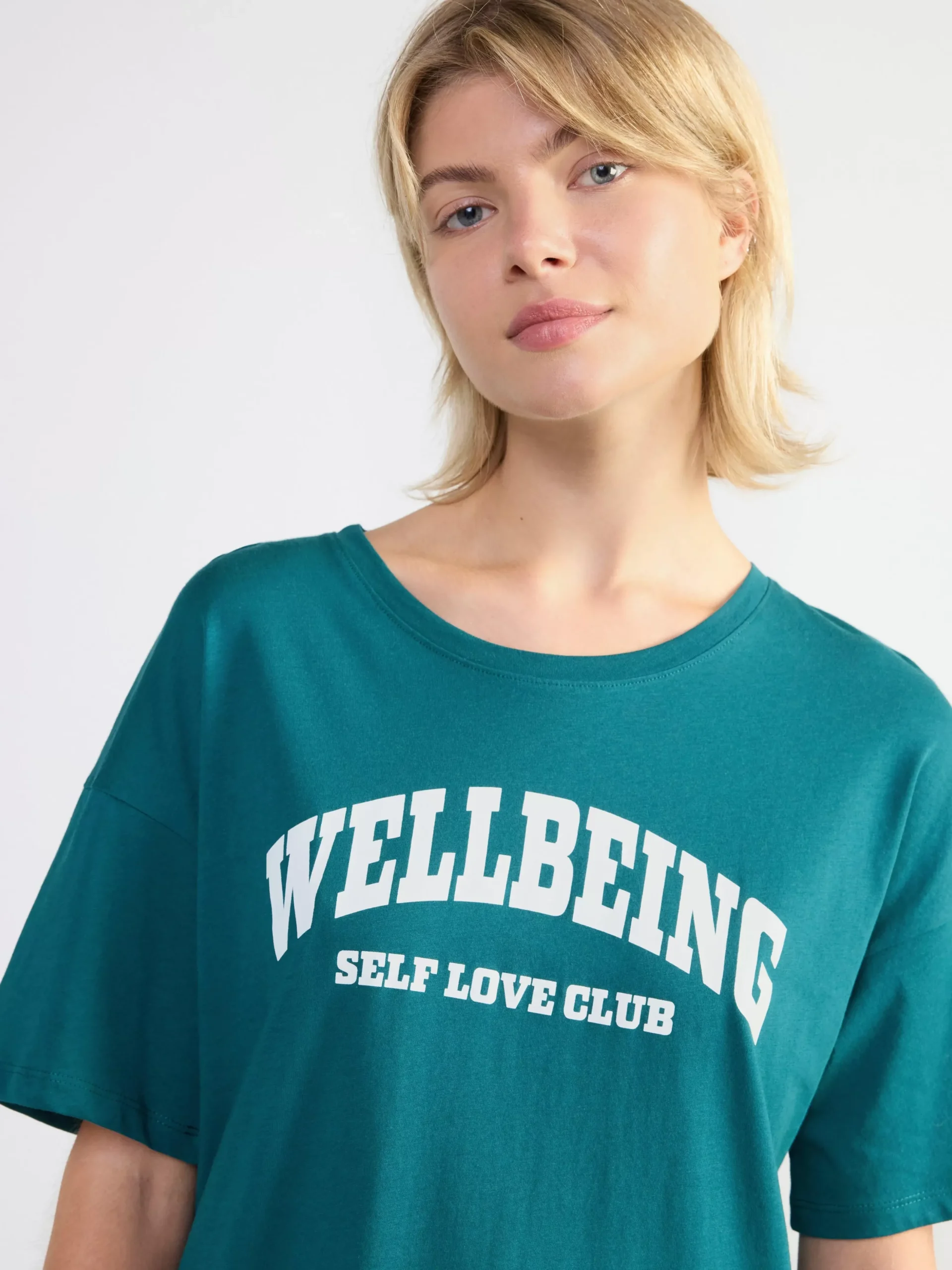 Nattplagg>Lindex Nattlinne I T-Shirt-Modell Dark Green