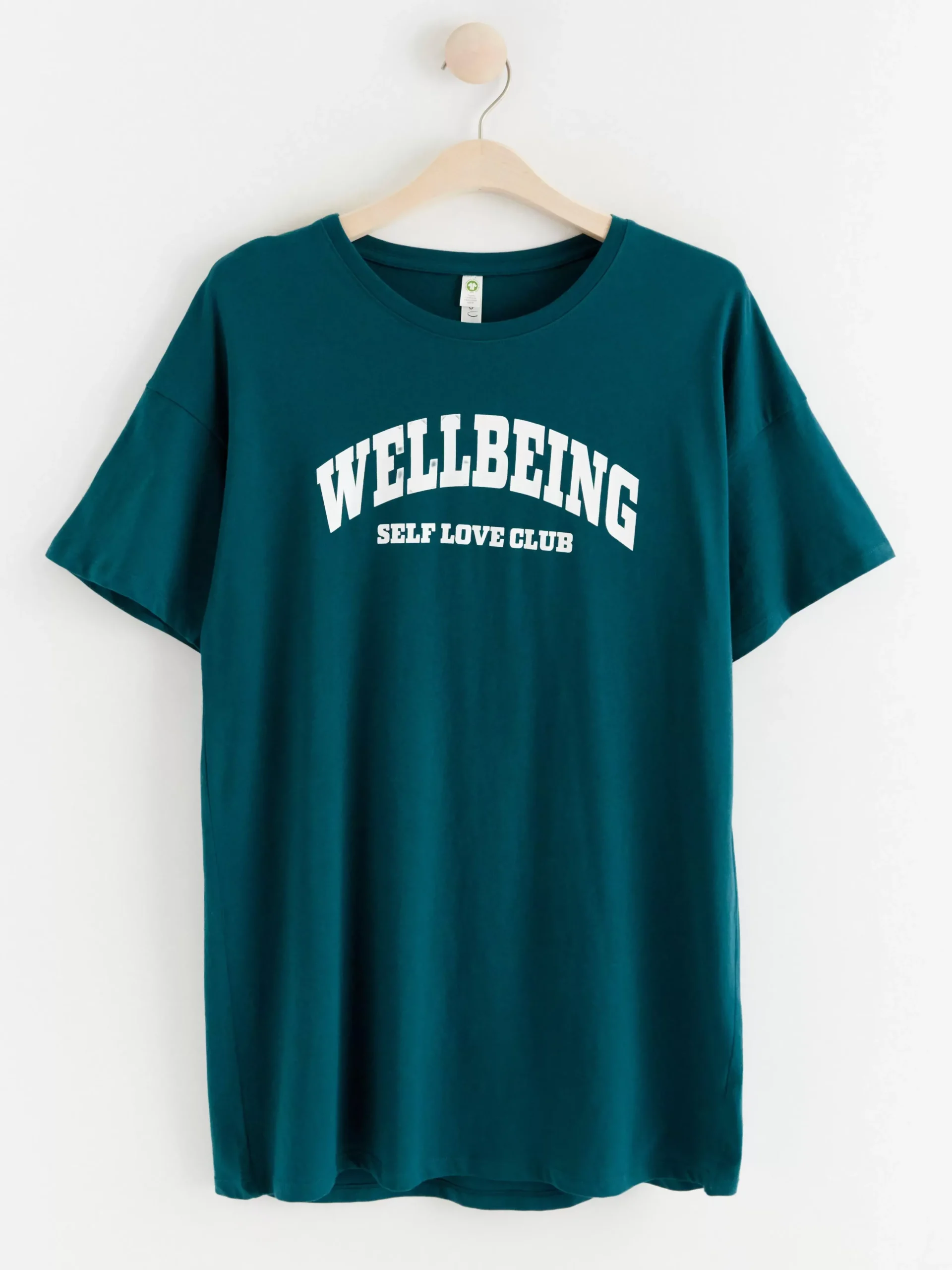 Nattplagg>Lindex Nattlinne I T-Shirt-Modell Dark Green