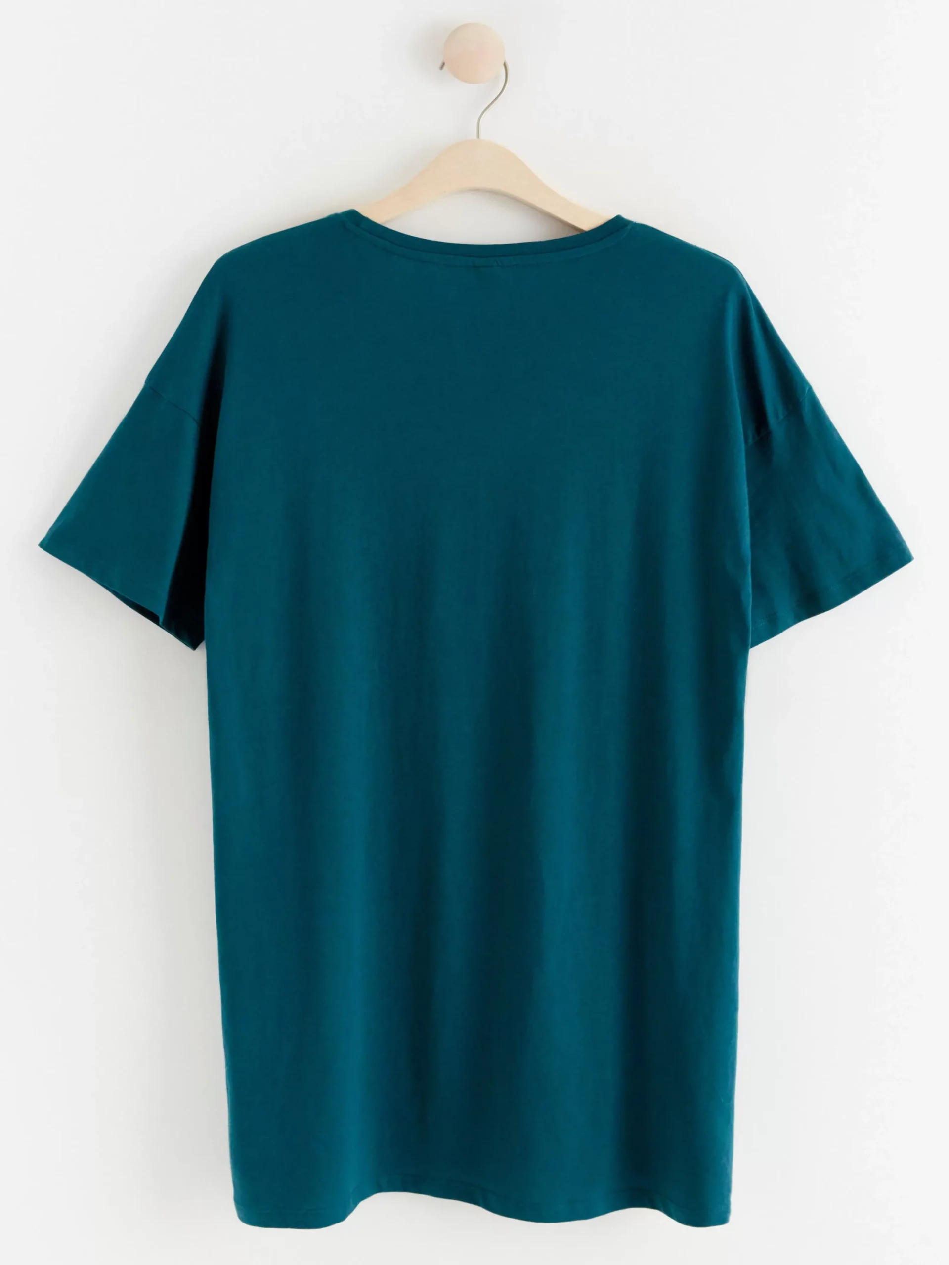 Nattplagg>Lindex Nattlinne I T-Shirt-Modell Dark Green