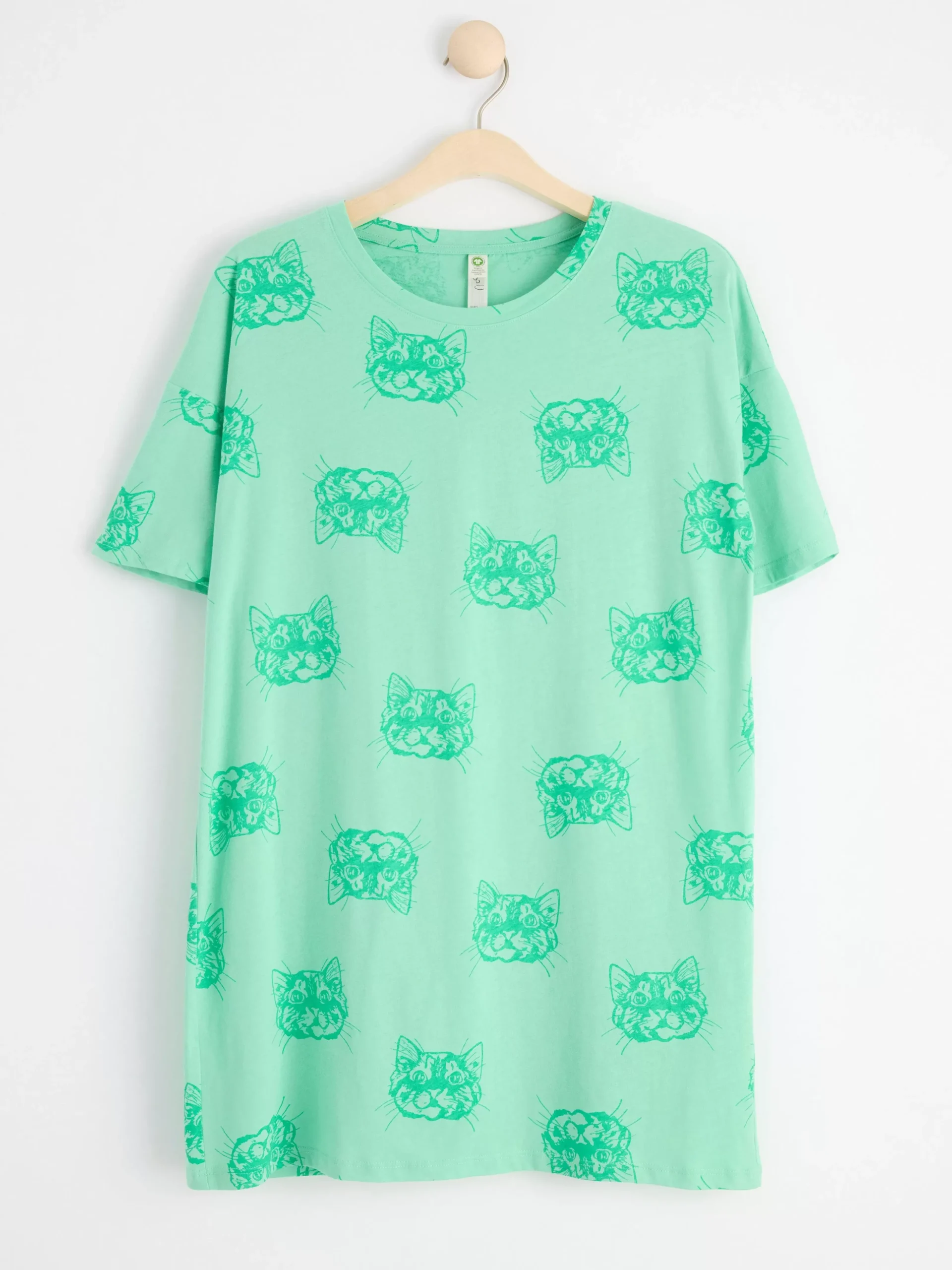Nattplagg>Lindex Nattlinne I T-Shirt-Modell Green