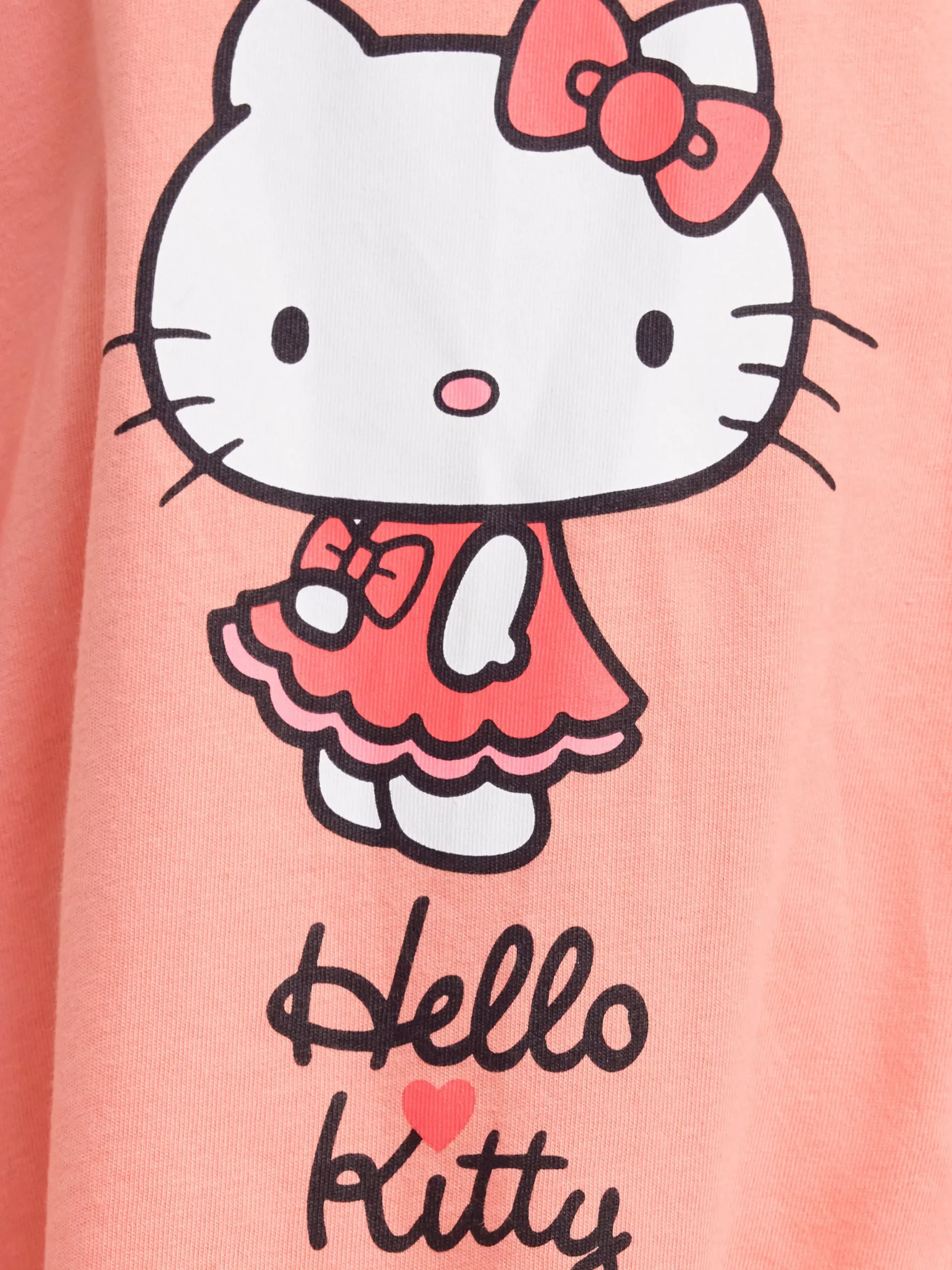 Nattplagg>Lindex Nattlinne Med Hello Kitty Dusty Coral