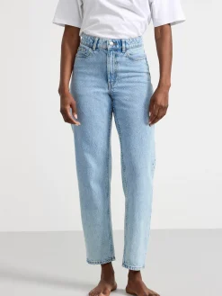 Jeans>Lindex Nea Croppade Raka Jeans Light Denim