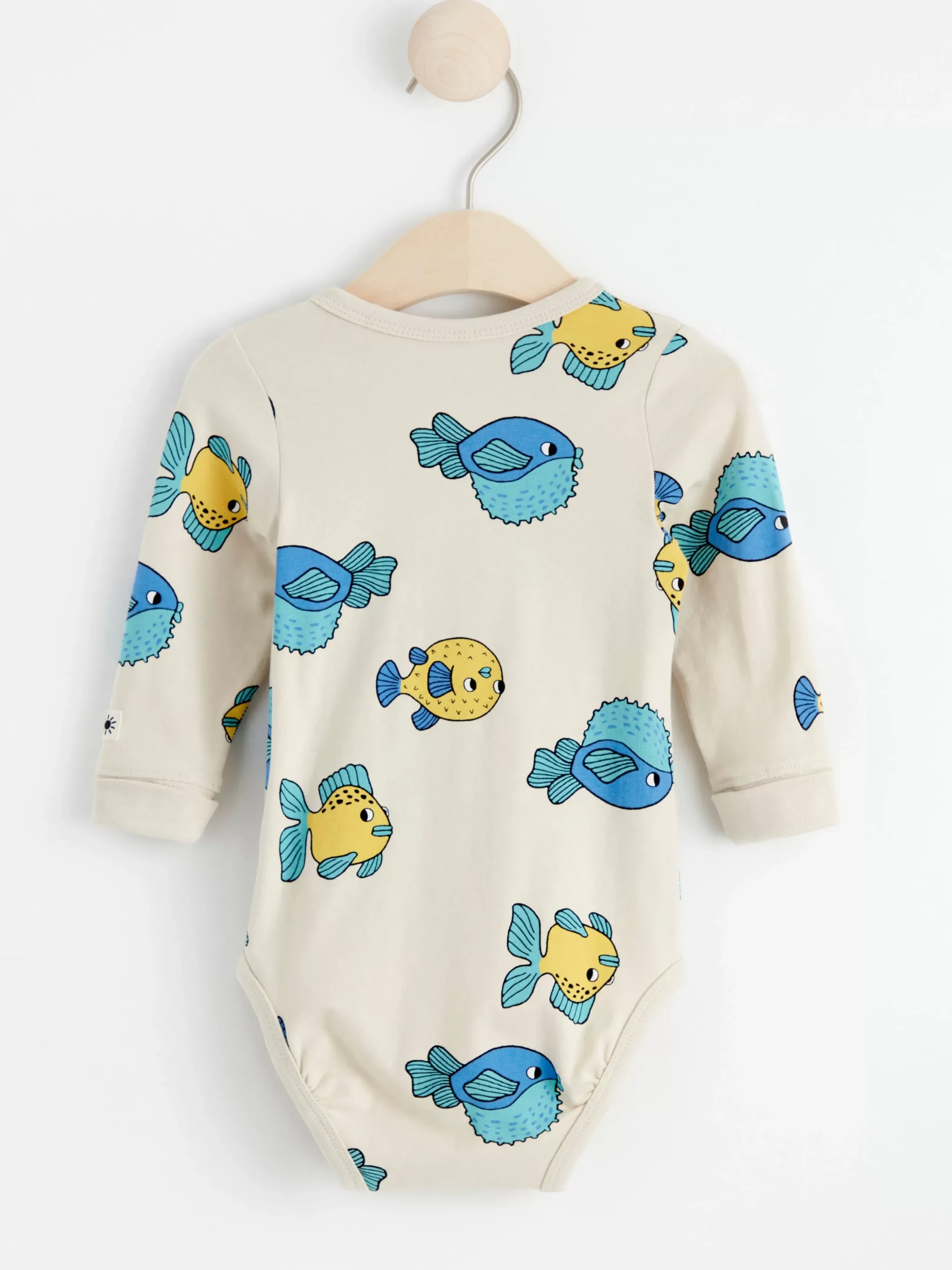 Bodies>Lindex Omlottbody Med Fiskar Light Beige