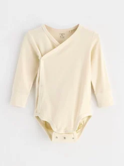 Bodies>Lindex Omlottbody Med Langa Armar Light Beige