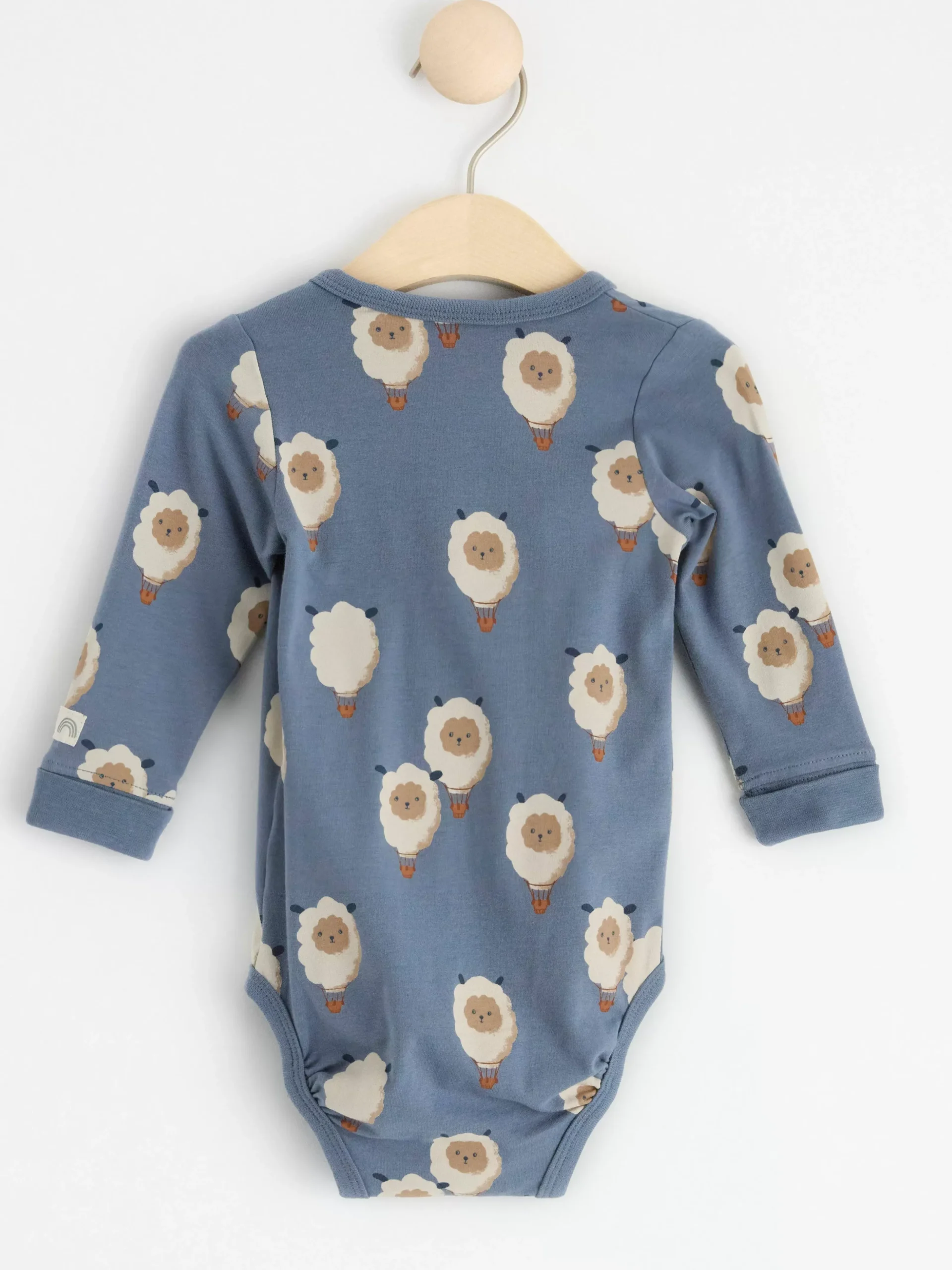 Bodies>Lindex Omlottbody Med Luftballongdjur Dark Dusty Blue