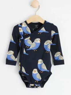 Bodies>Lindex Omlottbody Med Undulater Dark Navy