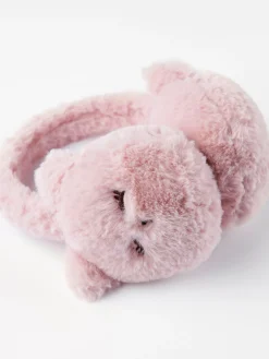 Accessoarer>Lindex Oronmuffar I Fuskpals Med Kattmotiv Light Dusty Pink