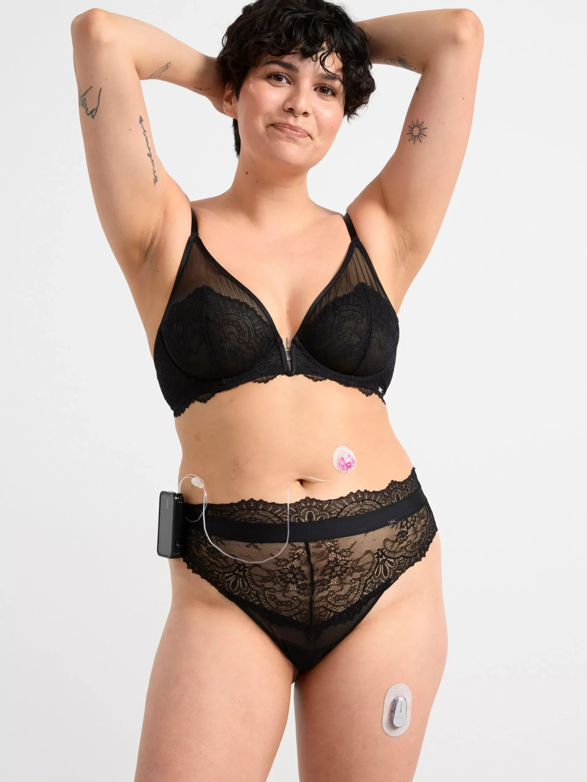 Bh>Lindex Ovadderad Bh Med Spets Black