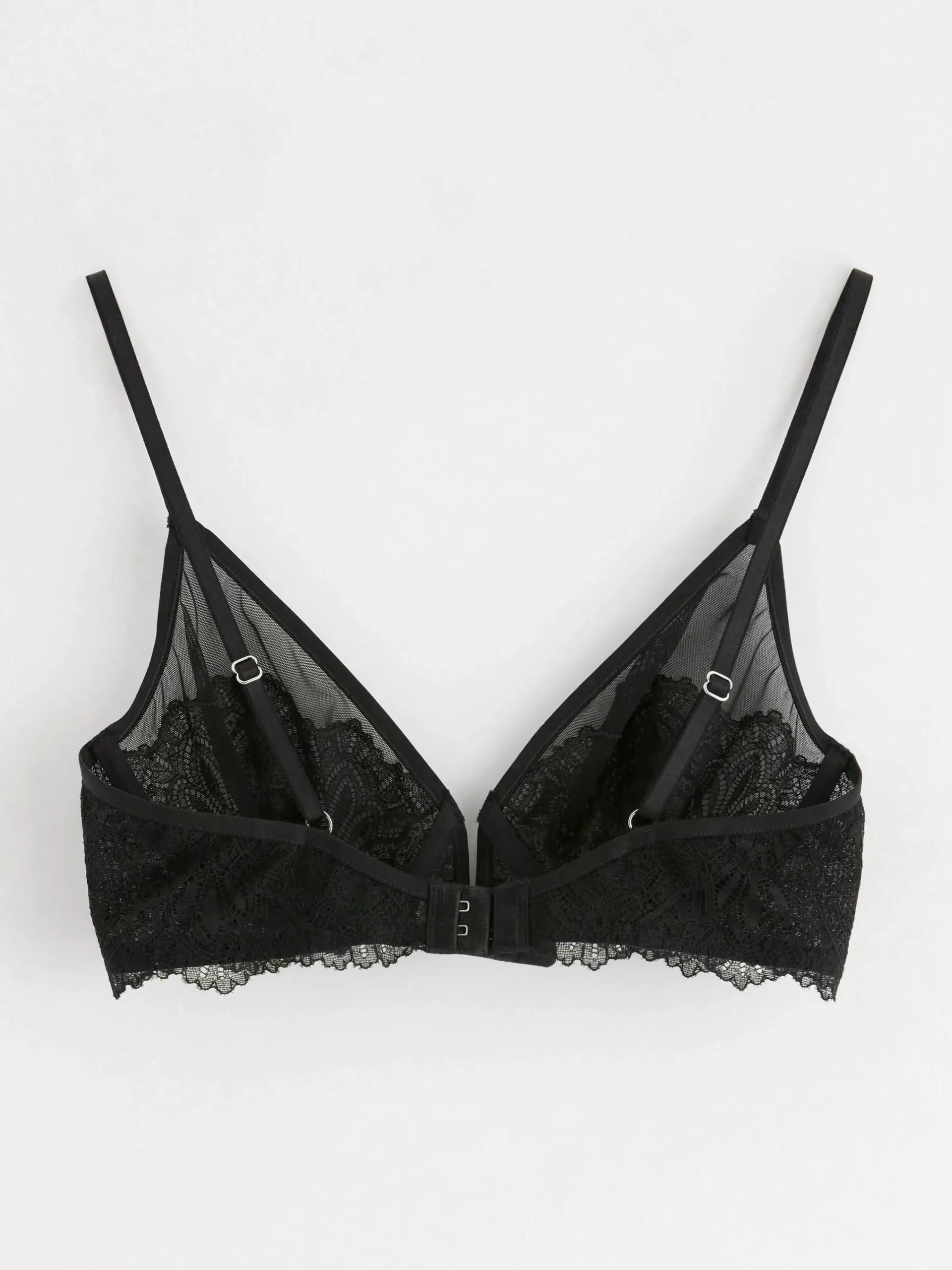 Bh>Lindex Ovadderad Bh Med Spets Black