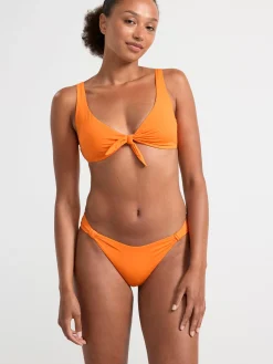 Badkläder>Lindex Ovadderad Bikini Bh Orange