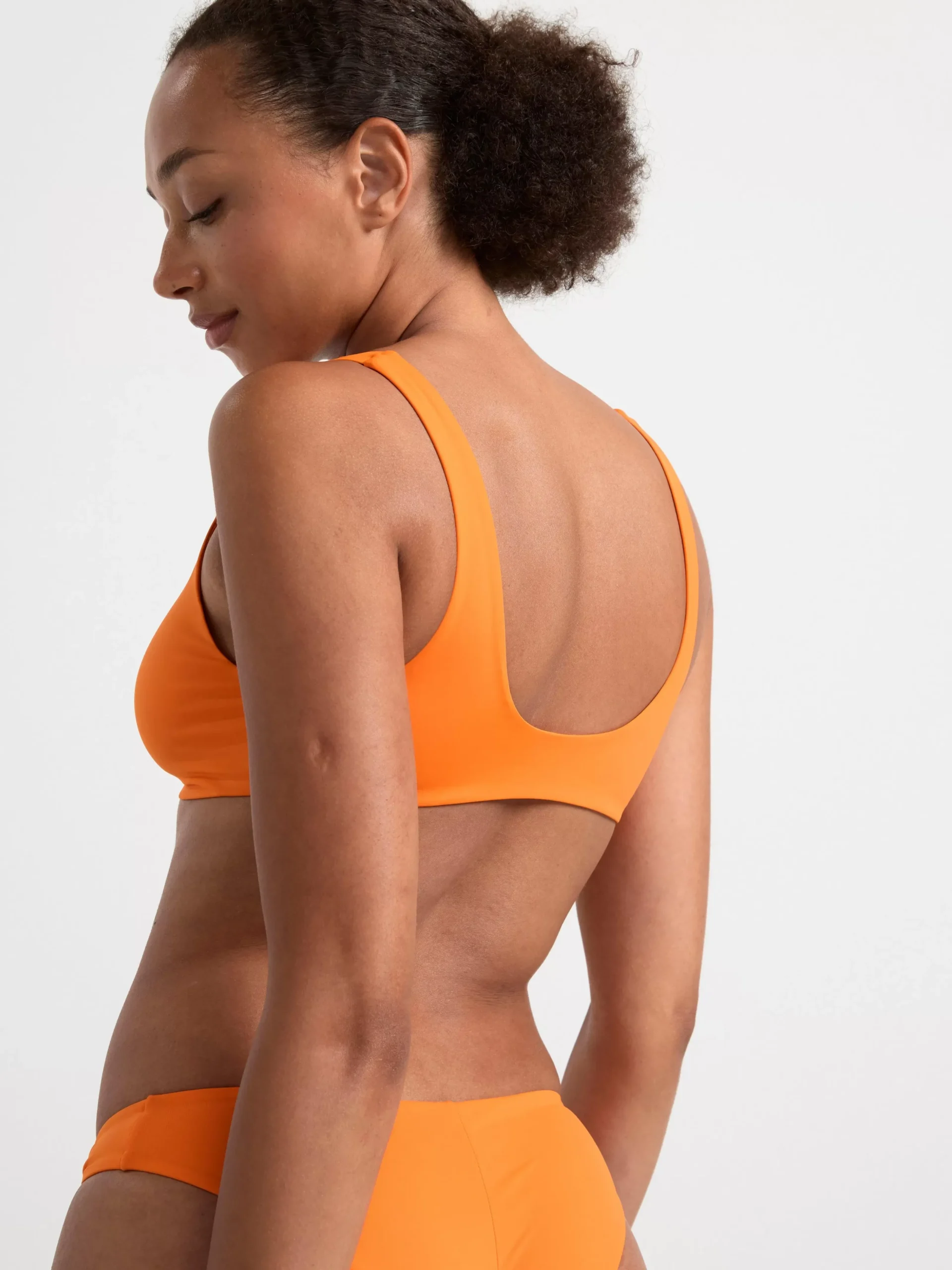 Badkläder>Lindex Ovadderad Bikini Bh Orange