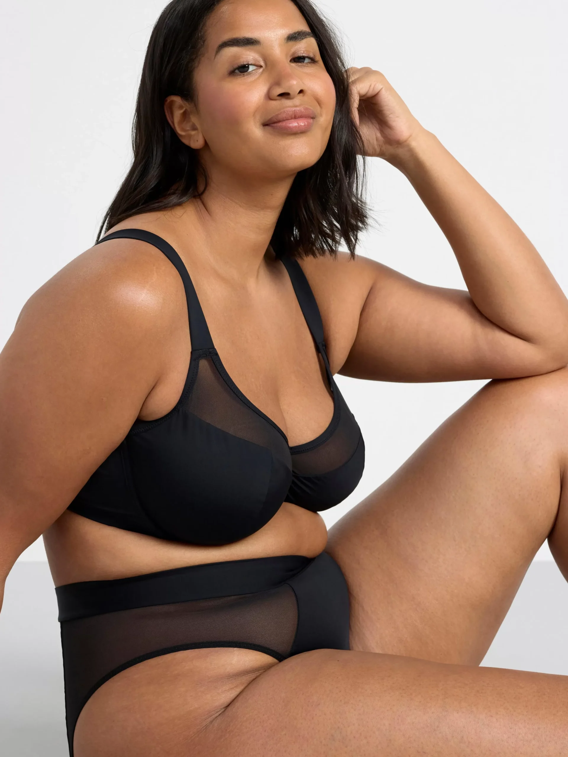 Badkläder>Lindex Ovadderad Bikini Bh Black