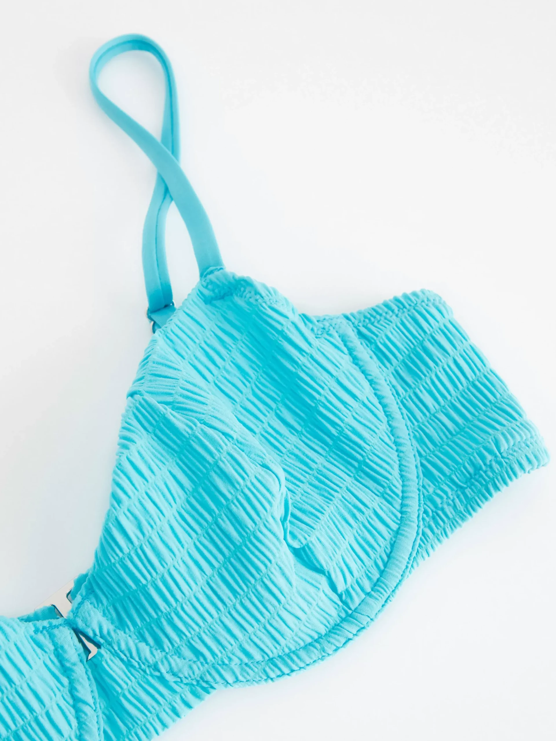 Badkläder>Lindex Ovadderad Bikini Bh Turquoise