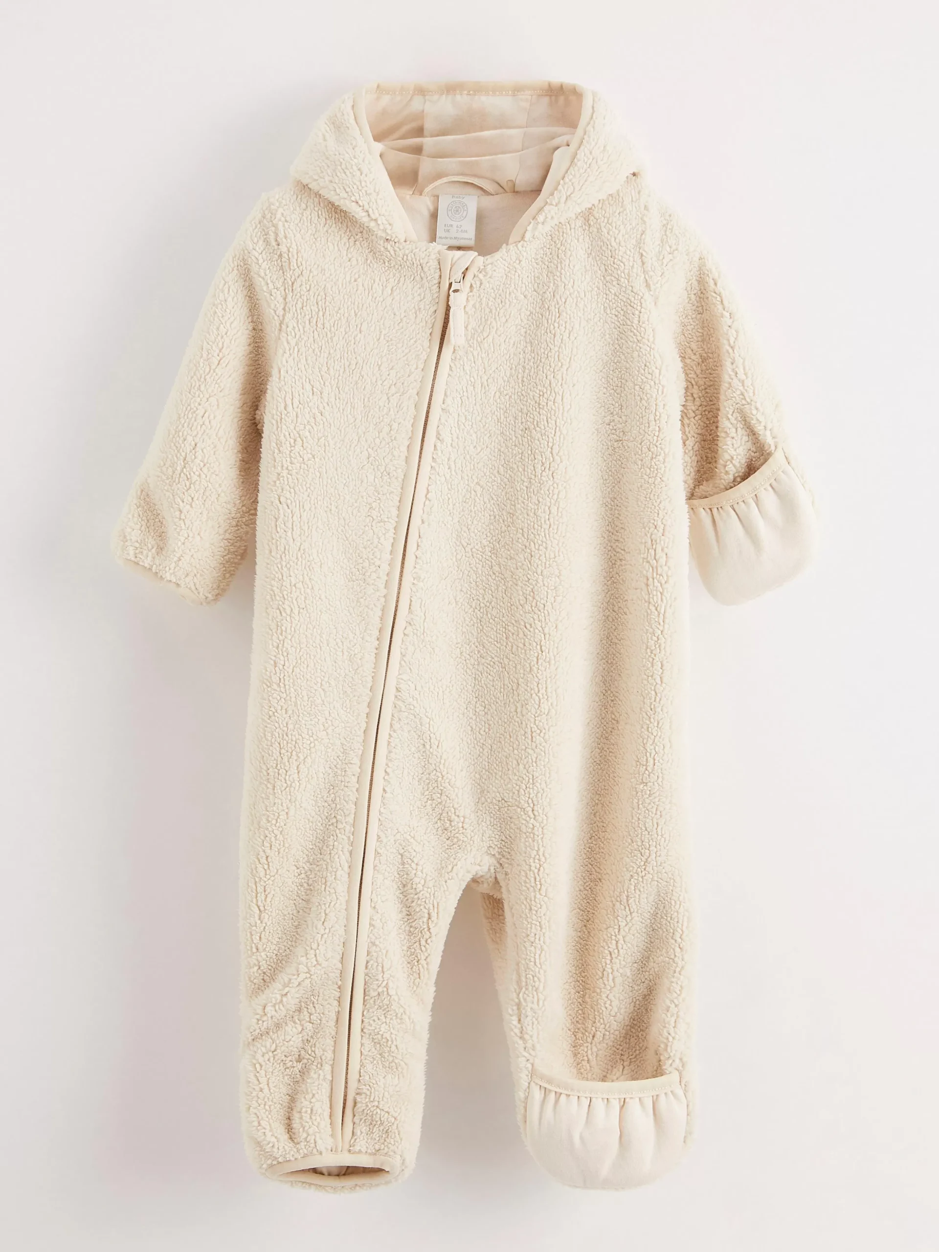 Ytterkläder>Lindex Overall I Pile Med Oron Light Beige