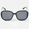 Accessoarer>Lindex Oversize Solglasogon I Retrostil Dam Black