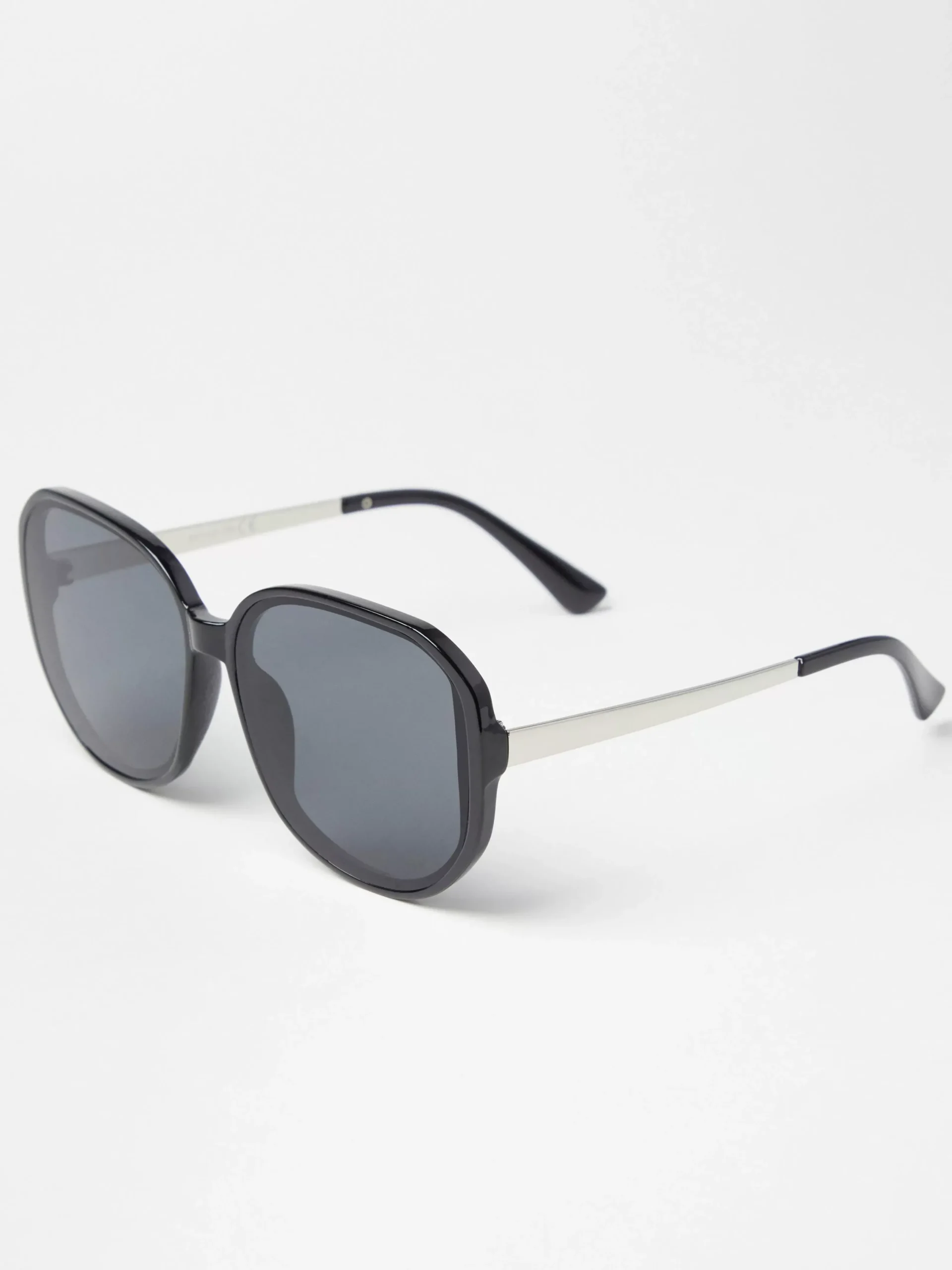 Accessoarer>Lindex Oversize Solglasogon I Retrostil Dam Black