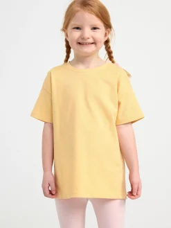 Toppar & T-Shirts>Lindex Oversize T-Shirt Light Dusty Yellow