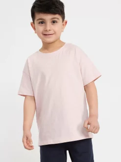 Toppar & T-Shirts>Lindex Oversize T-Shirt Light Dusty Pink