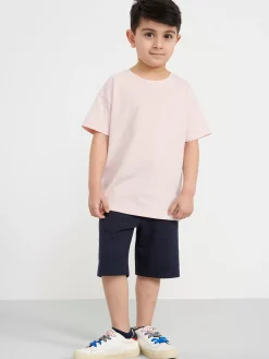 Toppar & T-Shirts>Lindex Oversize T-Shirt Light Dusty Pink